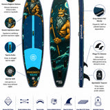 Adventure Set – Wrath Of Poseidon Şişme SUP Board / Paddle Board 330 cm