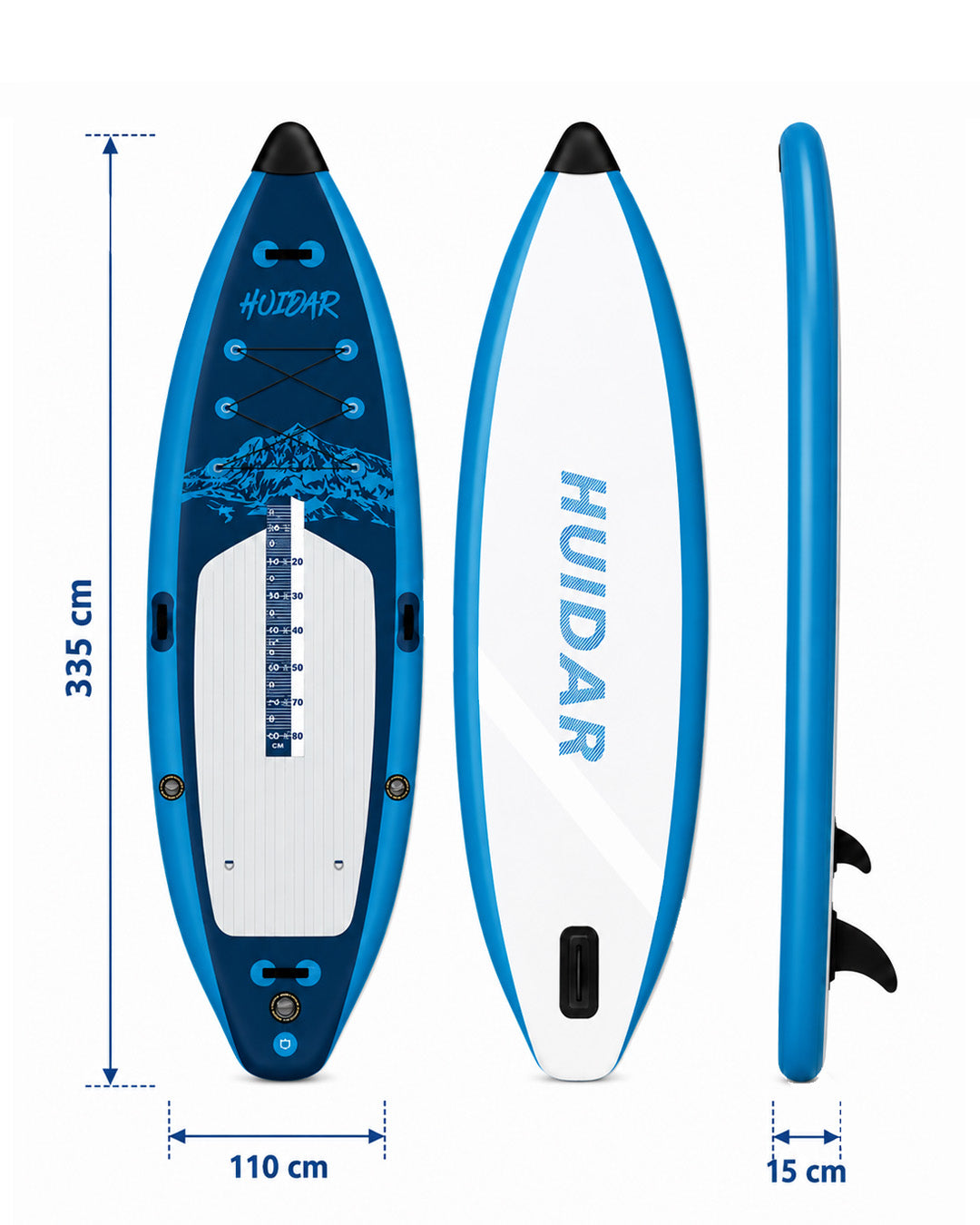 Angler Şişme Balıkçı SUP Board / Paddle Board 345 cm — Görsel 3/4