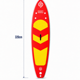 Crazy Fan Sarı Kırmızı Şişme SUP Board / Paddle Board 320 cm