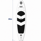 Crazy Fan Siyah Beyaz Şişme SUP Board / Paddle Board 320 cm