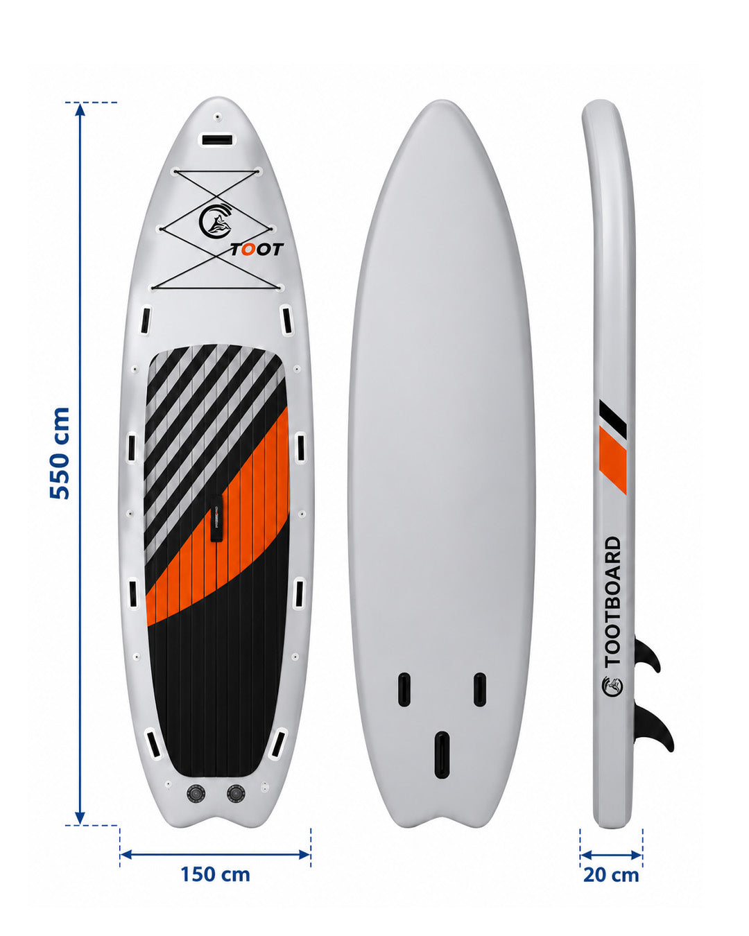 Family Board Şişme Aile SUP Board / Paddle Board 550 cm — Görsel 4/5