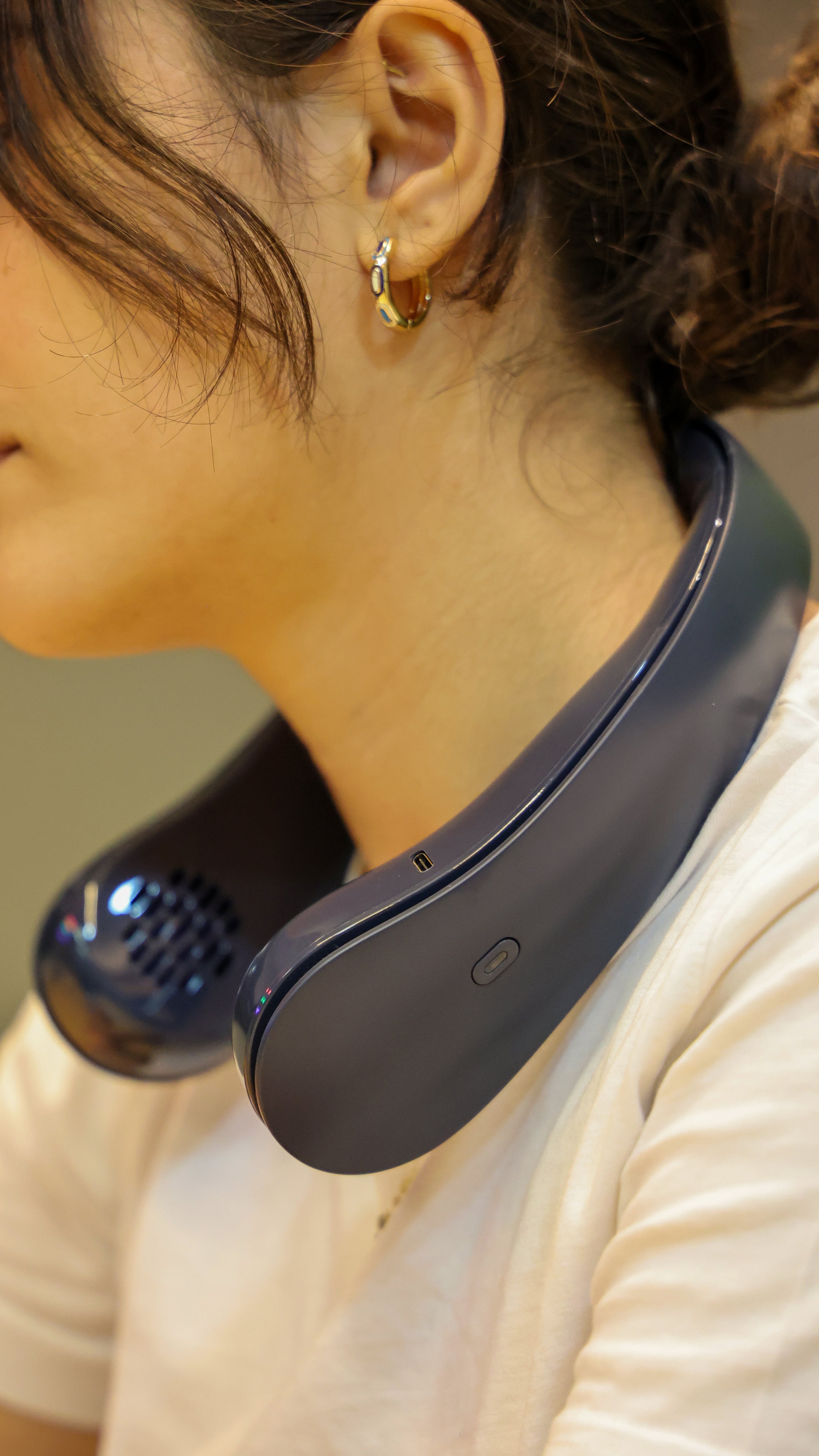 Neck Fan Boyun Fanı 2000 mAh Lacivert — Görsel 6/12