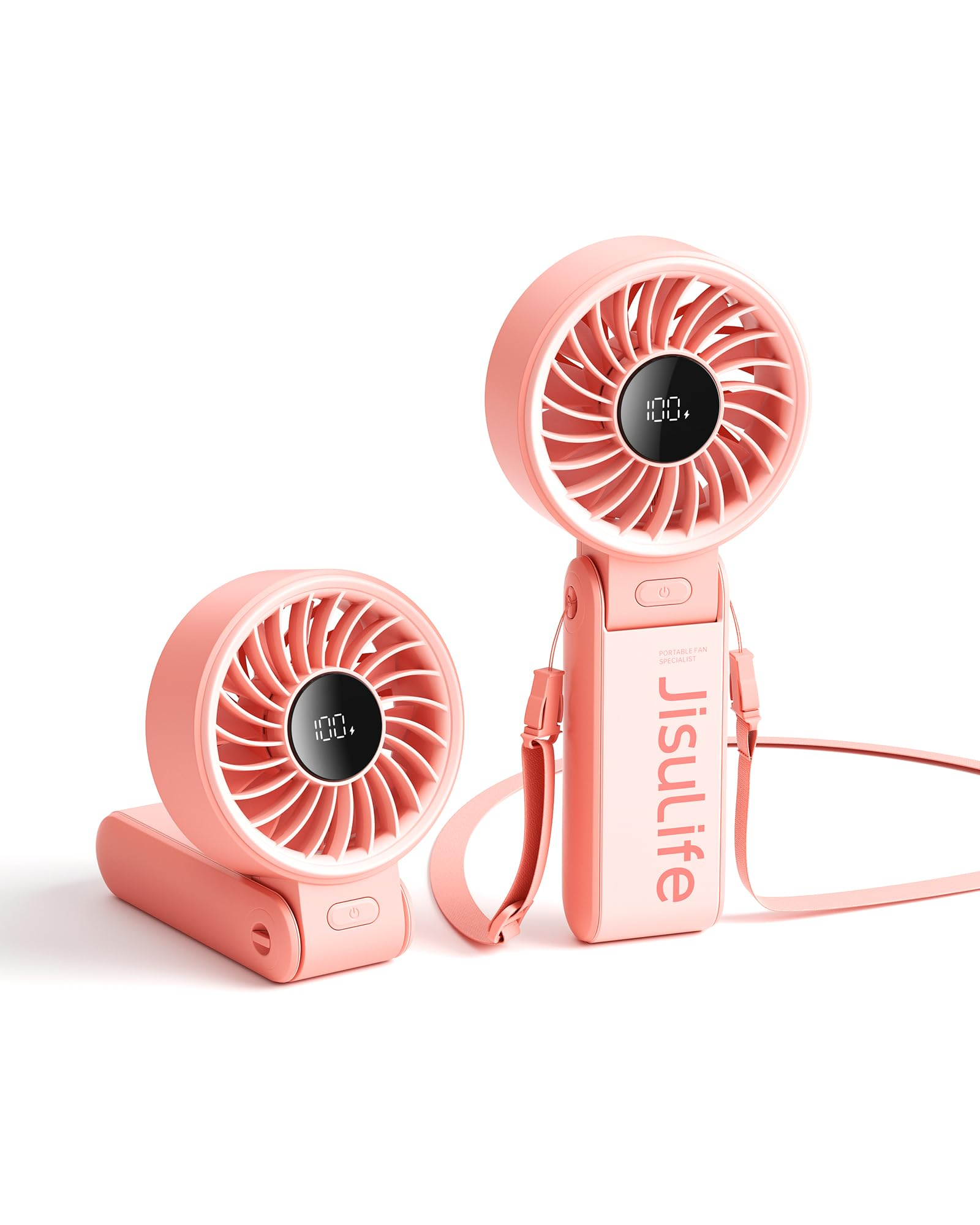 Life 7 El Fanı & Masaüstü Fan 5000 mAh Pembe