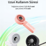 Life 7 El Fanı & Masaüstü Fan 5000 mAh Siyah