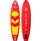 Starter Set – Crazy Fan Sarı Kırmızı Şişme SUP Board / Paddle Board 320 cm