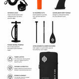 Starter Set – Crazy Fan Sarı Lacivert Şişme SUP Board / Paddle Board 320 cm