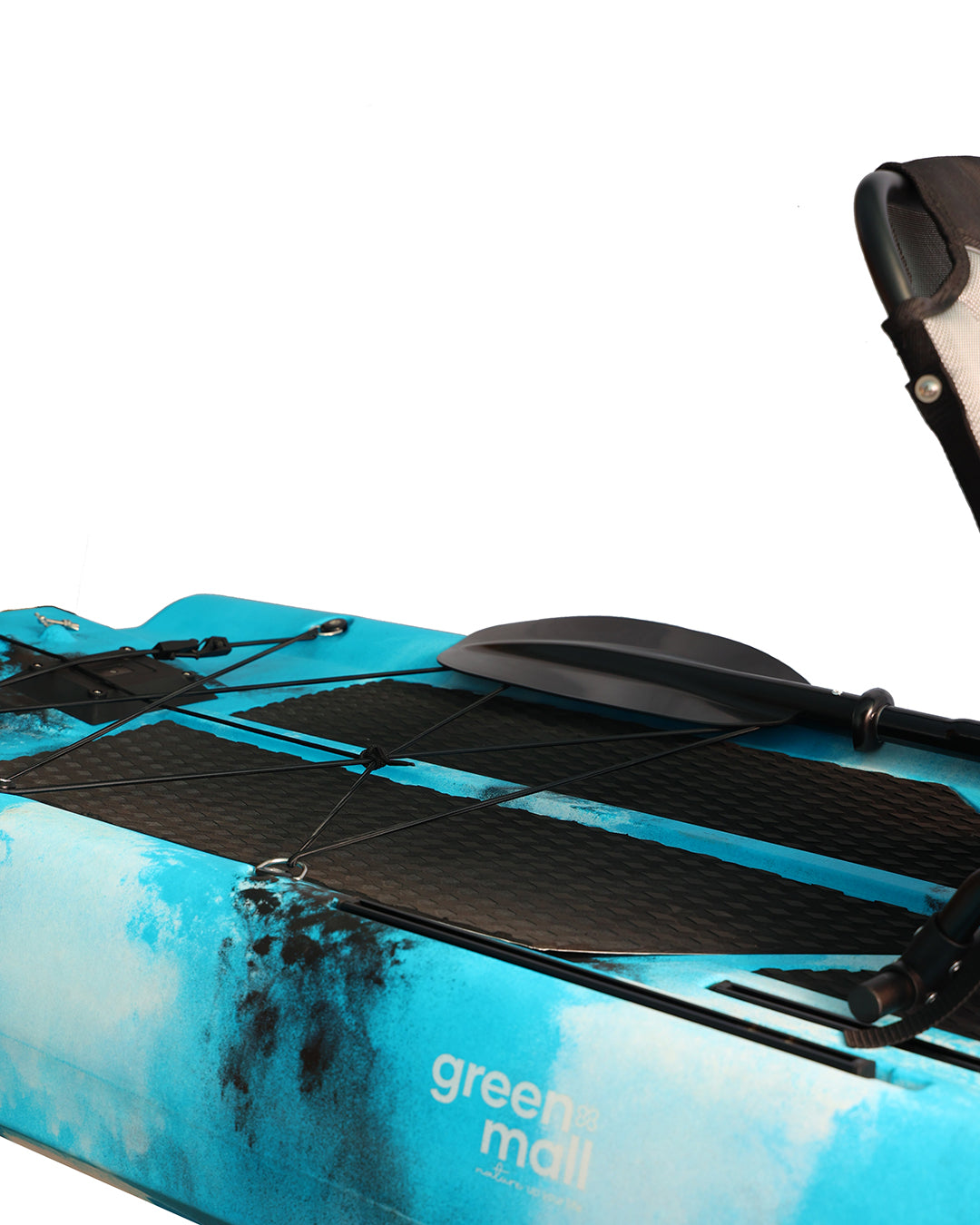 SUP Pro Tek Kişilik Pedallı Balıkçı Kanosu Mavi Kamuflaj — Görsel 5/8