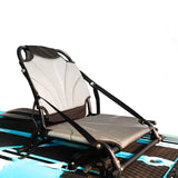 SUP Pro Tek Kişilik Pedallı Balıkçı Kanosu Mavi Kamuflaj — Görsel 8/8