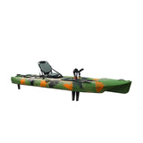 Sup Pro Tek Kişilik Pedallı Balıkçı Kanosu Yeşil Kamuflaj Seti