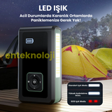 Taşınabilir Akü Takviye ve Lastik Şişirme Pompası