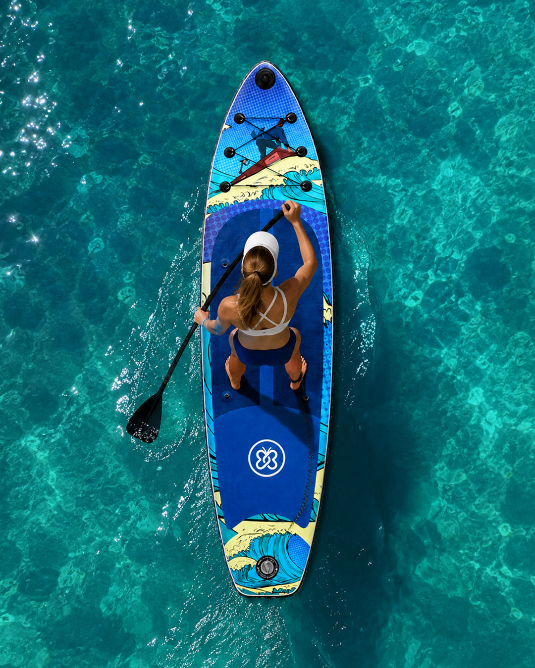 Ultimate Set – Wave Fighter Şişme SUP Board / Paddle Board 335 cm