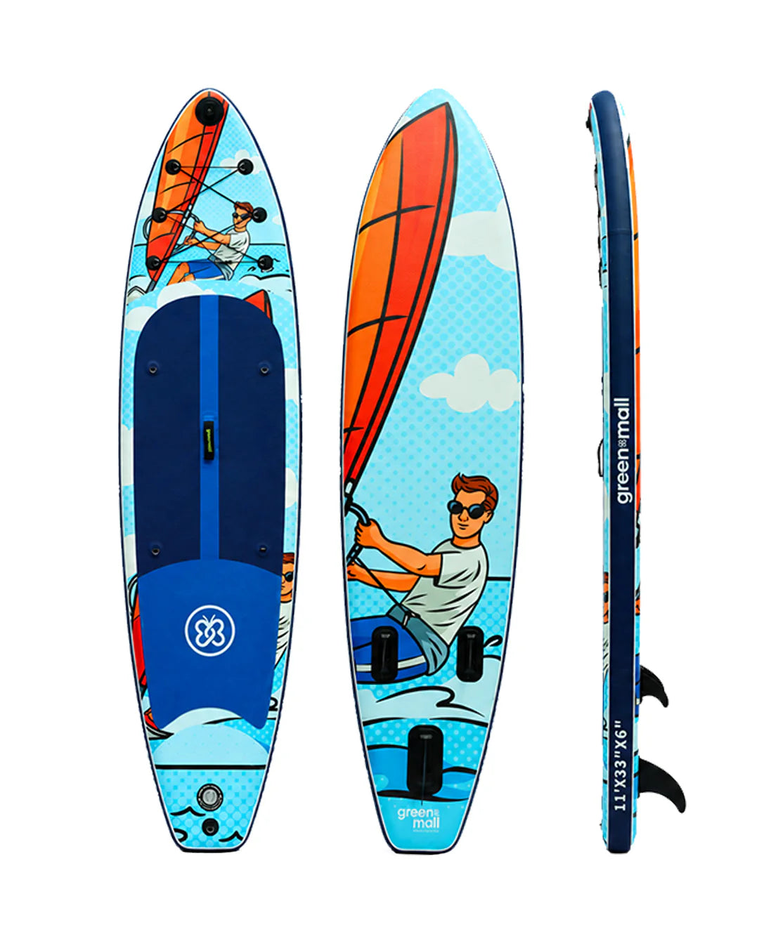 Ultimate Set – Wind Catcher Şişme SUP Board / Paddle Board 335 cm