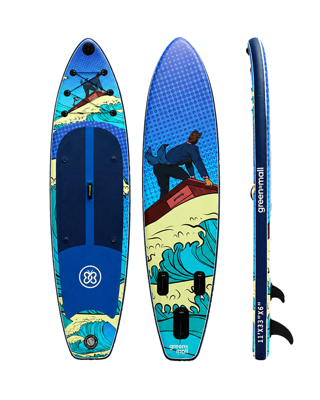 Wave Fighther Şişme SUP Board / Paddle Board 330 cm — Görsel 1/6