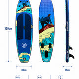 Wave Fighther Şişme SUP Board / Paddle Board 330 cm — Görsel 3/6