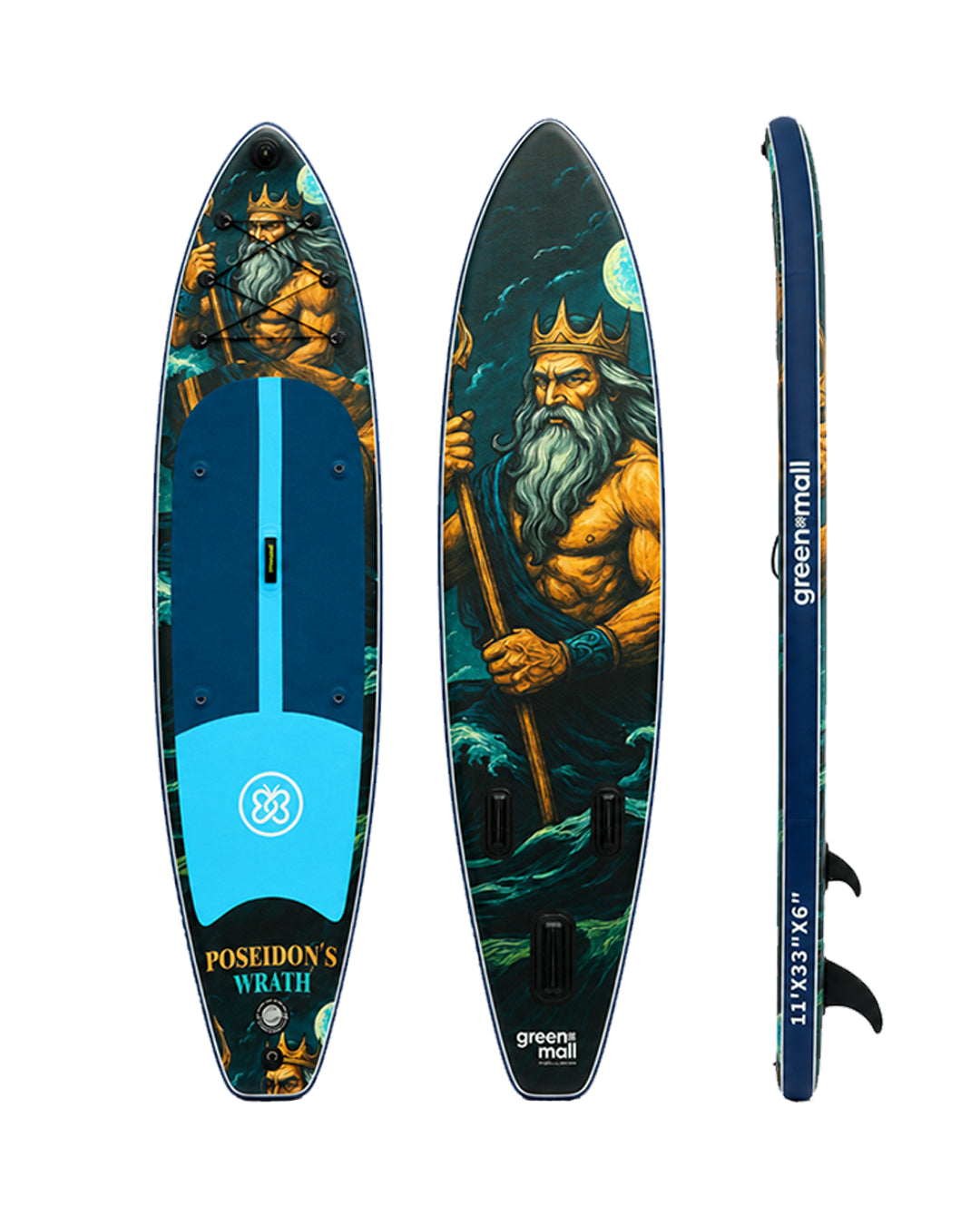 Wrath Of Poseidon Şişme SUP Board / Paddle Board 330 cm — Görsel 1/6
